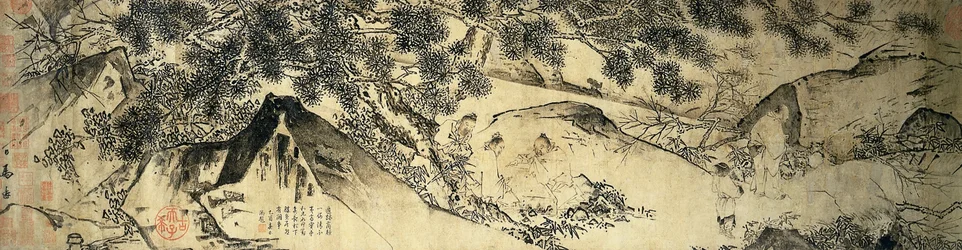 Handrolle - Die vier Weisen von Shangshan